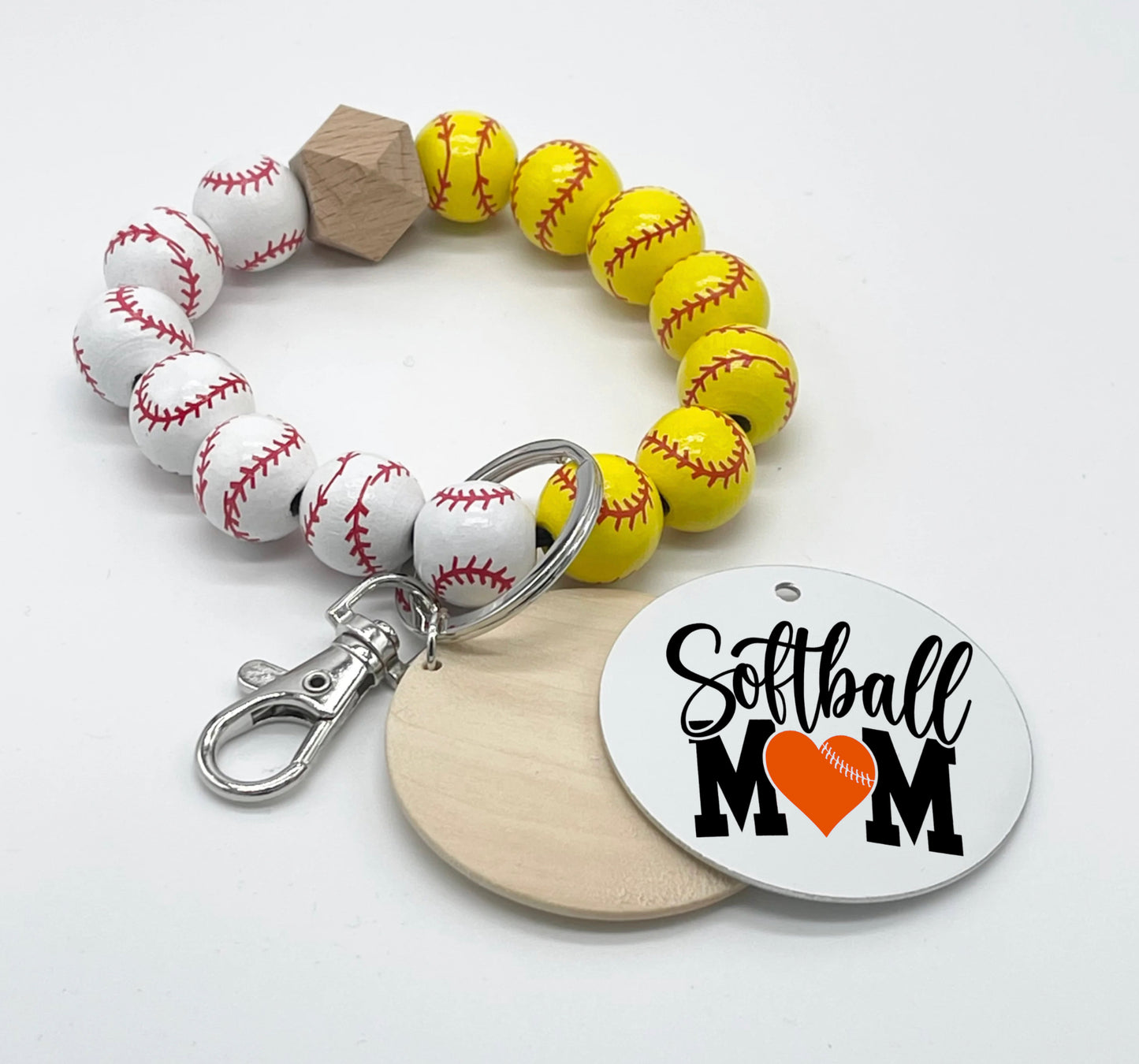 Softball/Baseball Mom Key Chain
