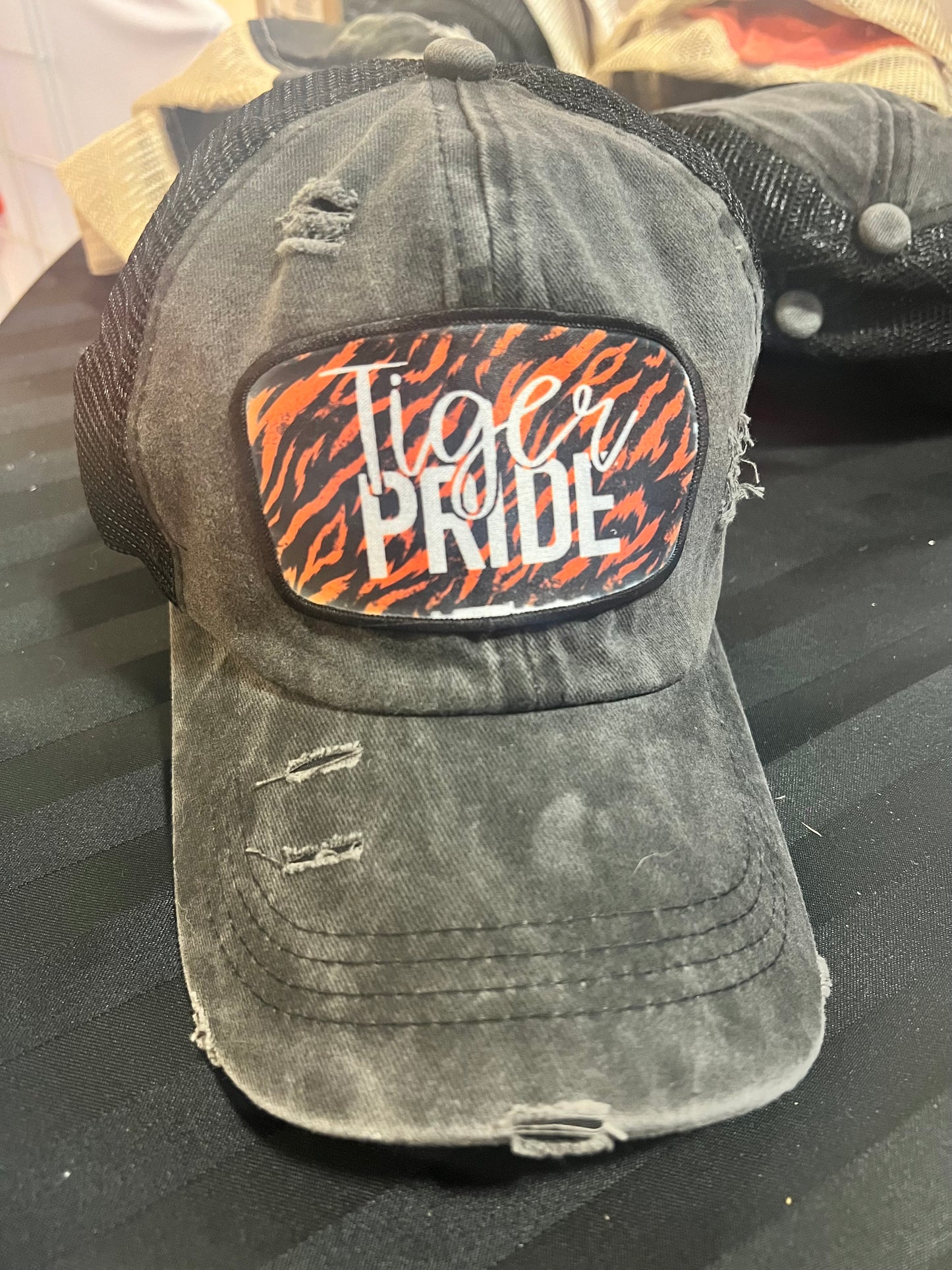 Adult Tiger Pride Criss-Cross Patch Hat